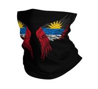 Cuello Pañuelo Barbuda El ala De La Bandera del Pueblo De Barbuda Viento Polvo Prueba Bufanda Unisexo Polainas De Cuello para Ciclismo Correr Deportes