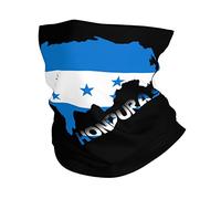 Cuello Pañuelo Mapa De La Bandera De Honduras Protección UV Calentador De Cuello Protección Solar Bufanda Facial para Adulto Ciclismo Caza