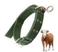 Cuello para Cabras - Correa Cervical Ajustable para Terneros | Arnés de Tracción para Potros y Terneros | Equipo de Manejo para Pastoreo Transporte y Alimentación