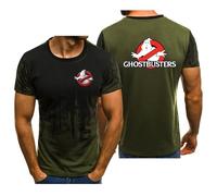 Cuello Redondo Camisetas Manga Corta Hombre Retro 80s Movie Fan, Camisetas de Manga Corta Atlético, Ropa Secado Rápido Respirable para Running, Atléticas(Green,S)