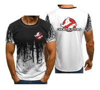 Cuello Redondo Camisetas Manga Corta Hombre Retro 80s Movie Fan, Camisetas de Manga Corta Atlético, Ropa Secado Rápido Respirable para Running, estilo(White,XS)