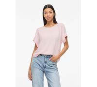 Cuello Redondo Top De Manga Corta 38