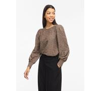 Cuello Redondo Top De Manga Larga M