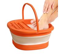 Cuenca De Remojo De Pies Cubo De Masaje De Baño Plegable | Piscina para pies para hombres mujeres ancianos camping centro de spa hotel dormitorio habitación