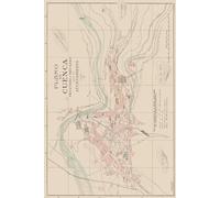Cuenca Spain Map Journal: Vintage Map Notebook