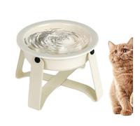Cuenco antideslizante para mascotas, elevado para perros, 6.1 x 6.1 x 3.8 pulgadas, cuencos de alimentación para cachorros para una digestión saludable, de cerámica para cachorros