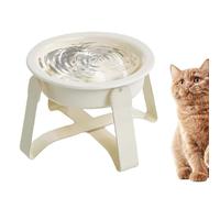 Cuenco antideslizante para mascotas, elevado para perros, 6.1 x 6.1 x 3.8 pulgadas, cuencos de alimentación para cachorros para una digestión saludable, de cerámica para cachorros