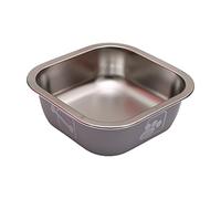 Cuenco antideslizante para perros, cuenco de acero inoxidable, cuenco de alimentación para mascotas, cuenco portátil para agua para perros