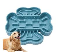 Cuenco antiglotón para perros - Alfombra de comida antiasfixia para animales - Cuenco antiglotón para cachorros - para viajes interiores al aire libre, estimulación mental, educación canina