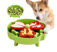Cuenco antiglotón para perros, rompecabezas de alimentos rotativos 360° animales | Cuenco para perros de alimentación lenta, para enriquecimiento de salud digestiva casa apartamento viaje camping