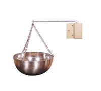 Cuenco aromático para sauna, soporte para aceites esenciales para sauna, cuenco aromático de acero inoxidable con aceites esenciales | Portaaceite para aromaterapia sauna taza aceite, cuenco difusor