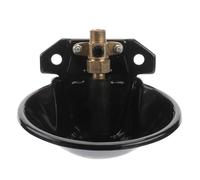 Cuenco Automático para Ovejas de Hierro y Metal Negro para Granja | Nivel de Agua Estable, Resistente la Oxidación, Uso en Exterior, Apto para Perro y Vaca, Color Negro