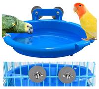 Cuenco Bañera Pájaros Mejorado Lavabo Colgante Periquito Baño Mascotas Loros Bañera Jaula Pájaros Alimentador Bandeja Caja Ducha Agua Accesorios Jaula Pájaros Juguetes Periquitos Pájaros Pequeños