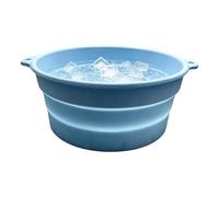 Cuenco Baño Hielo Facial Silicona Plegable Con Asas