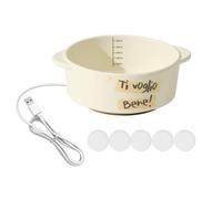 Cuenco Calentado Perros, Cuenco Calefactor Mascotas, Dispensador De Alimentos Calentar Perros, Cuencos Comida Calefacción Inteligente Mascotas, Cuenco Calentado Mascotas para Conejos, Pollos, Pájaros