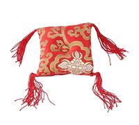 Cuenco canto alfombra cojín nepalí canto budismo mango rojo tazón almohada arte decoración (10 cm)