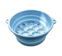 Cuenco Cara Glaseado | Enfriamiento Facial Plegable Silicona Manijas - Tanque Facial para Baño de Hielo | para Desinflar y Reafirmar la Piel Mujeres Hombres Belleza Cuidado Hogar Apartamento Viajes