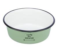 Cuenco comedero para perro TRIXIE 25213 acero inoxidable verde 1,9 L antideslizante