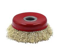 Cuenco compacto de alambre para cepillo de acero, accesorio para amoladora angular, agujero de eliminación de pintura de óxido, 10/16 mm para taladro y juego de eliminación de óxido para amoladora