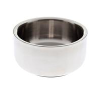 Cuenco de acero inoxidable de doble pared redondeada para perros y gatos Ferribi