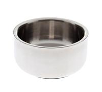 Cuenco de acero inoxidable de doble pared redondeada para perros y gatos Ferribi