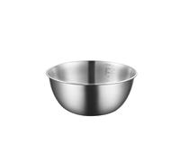 Cuenco de acero inoxidable for ensalada, cuenco for mezclar, cocina doméstica, amasar masa, vajilla for hornear, 3 uds. Para Cocina(Silver,25 * 11.2 * 10.5cm)