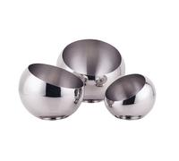 Cuenco de Acero Inoxidable Inclinado para Condimentos, Buffet y Postres | Color Plata, Limpieza Sencilla, Resiste Mezclas Frías, Calientes y Ácidas, Adecuado para Catering y Uso Diario