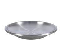 Cuenco de acero inoxidable para gatos, comida para perros, comedero de metal para animales pequeños, alimentación portátil para gatos