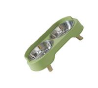 Cuenco de acero inoxidable para gatos con diseño de sofá base, a prueba de golpes, gran capacidad, a prueba de golpes, juego de mascotas de acero inoxidable