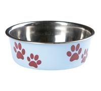Cuenco de Acero Inoxidable para Perros Flamingo 14CM 0.5 Litro Bella Azul
