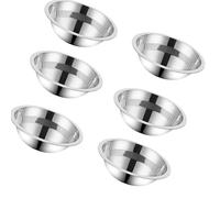 Cuenco de acero inoxidable pesado para gatos y perros con función antideslizante que se rompe para una alimentación segura, fácil de limpiar, cuenco antideslizante para mascotas