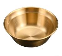 Cuenco de acero inoxidable retro copo de nieve gris 304, apto para lavavajillas, apto para microondas, para barbacoa coreana, ensalada, salsa, aperitivos, restaurante, gastronomía, 12,5 cm (A)