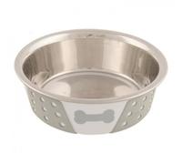 Cuenco de acero inoxidable Trixie color Blanco