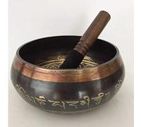 Cuenco de afinación Artesanal, Cuenco Tibetano afinado a Mano Budista Yoga Feng Shui 8-11,5 cm