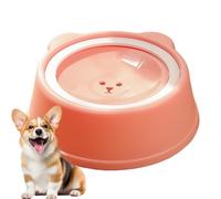 Cuenco de agua - antipinchazos con alimentador lento | Ayuda flotante para beber para perros, para hogares multigatos, viajes, coche, de transporte, cachorros, , gatos