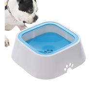 Cuenco de agua grande para perros - Plato de agua para mascotas a prueba de derrames con base antideslizante | Cuenco de agua para perros sin salpicaduras, plato para beber de alta capacidad,