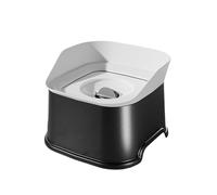 Cuenco de agua grueso para perros, diseño antipuntas, a prueba de derrames, razas grandes, resistente a las mordidas, no se derrama, para gatos y bebidas