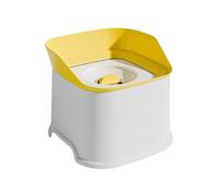 Cuenco de agua grueso para perros, diseño antipuntas, a prueba de derrames, razas grandes, resistente a las mordidas, no se derrama, para gatos y bebidas