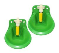 Cuenco de Agua para Cabras, de Agua para Cabras - 2X Fuente de Ganado alimentación automática, dispensador de Agua Potable de 600 ml, Gran Capacidad, controlado por válvula para pastos,