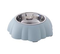 Cuenco de agua para gatos - Cuenco inclinado en forma de antideslizante | Cuenco de acero inoxidable para comida de perro para cachorro y al aire libre de viaje casa e interior