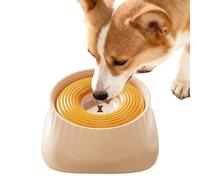 Cuenco de Agua para Mascotas - Alimentador Flotante antiderrame para Perros y Gatos, Recipiente de hidratación de Gran Capacidad con Base Estable, Accesorio de riego de Viaje, de V