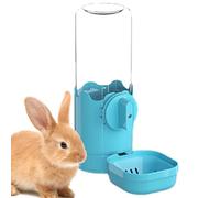 Cuenco de agua para pequeñas jaulas de mascotas, dispensador automático de agua para jaulas de mascotas, dispensador de agua de 750 ml, botella de gravedad para coche, solución para beber agua para