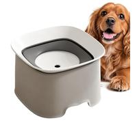 Cuenco de agua para perros a prueba de fugas, cuenco para beber para mascotas, cuenco de agua lento para perros, para el hogar, el salón, la cocina, el apartamento, el comedor, cada esquina y para el