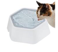Cuenco de Agua para Perros Bebedero para Mascotas de 800 ml con Bandeja | Tazón de Agua para Cachorros de Hogar para Interior Salón Casa de Vacaciones Viaje Fin de Semana Patio Trasero
