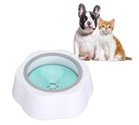 Cuenco de Agua para Perros, Cuenco de Agua Antisalpicaduras para Perros, Cuenco para Perros de Bebida Lenta, Cuenco para Perros Antiasfixia, Cuenco de Agua para Mascotas (Verde)