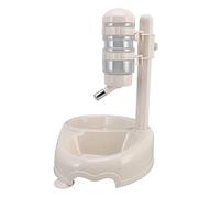 Cuenco de Agua para Perros de Ajustable para Mascotas, Cuenco Dispensador de Agua de Pie, Varilla Elevable para Evitar Resbalones, Caño de Bola para el Hogar