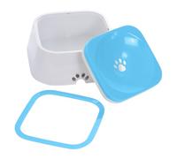 Cuenco de agua para perros, dispensador de agua para perros, dispensador de cuenco de agua, alimentador de agua potable lento único antisalpicaduras con gran capacidad, cuencos de agua a prueba de