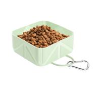 Cuenco de Agua para Perros para Viajes, Recipiente de Comida Plegable para Mascotas, 500 ml, para Beber y Comer al Aire Libre, para Perros pequeños y medianos y Gatos, para Autocaravana, Coche,