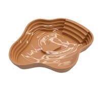 Cuenco de agua para reptiles, plato de comida de , multifuncional para acuario con escalera para , serpiente, , dragón barbudo, baño de lagarto