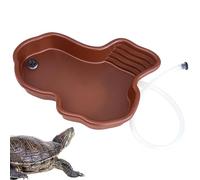 Cuenco de agua para tortugas - Cuenco grande para reptiles, bañera para reptiles para tortugas | 31 x 25 x 5 cm Gran Bañera de , dragón barbudo, gecko para jardín, balcón